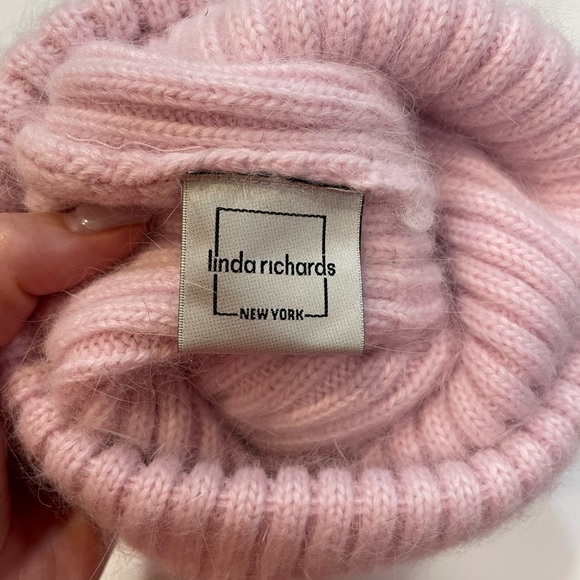 Cozy Pink Pom-Pom Beanie - Picture 2 of 2